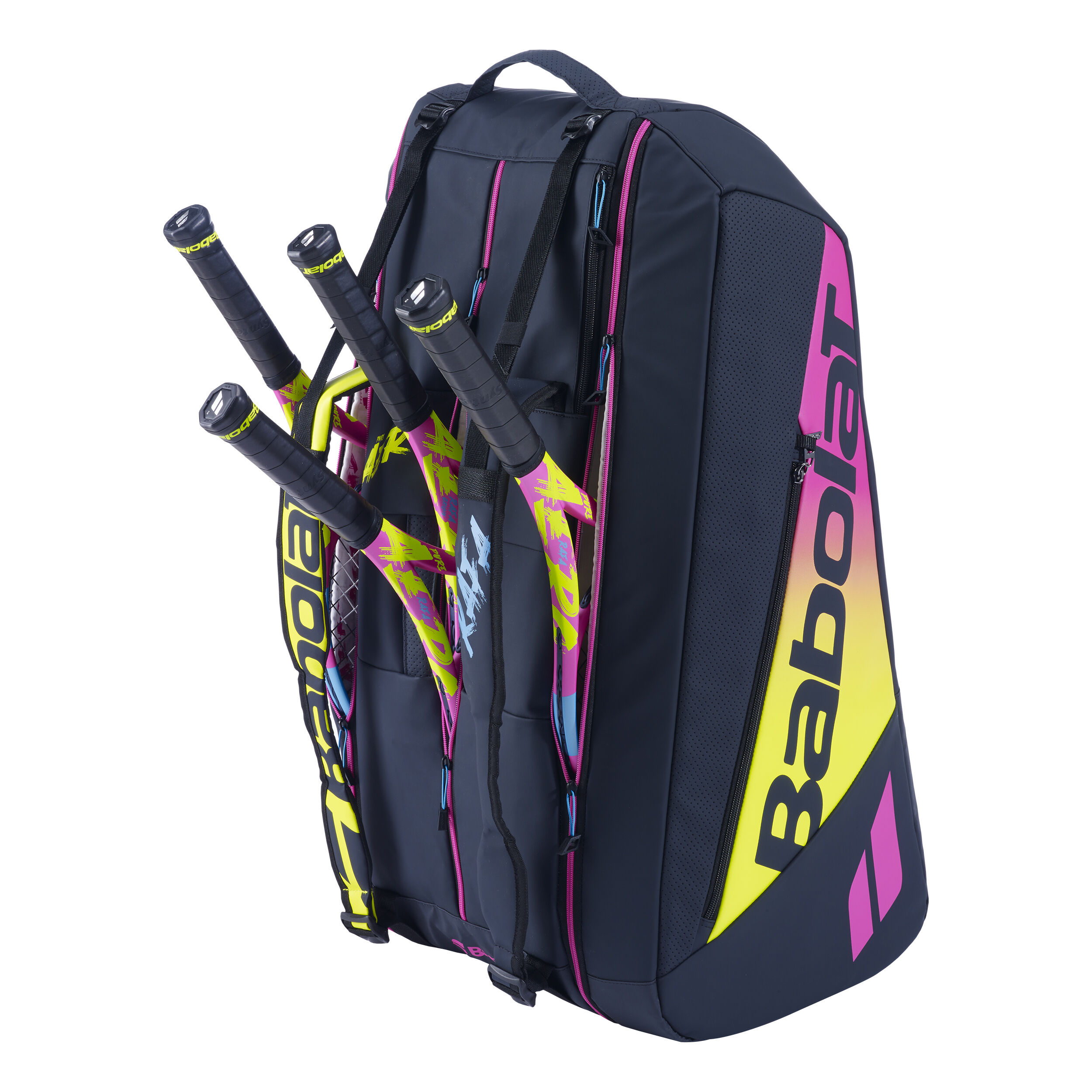Rafael Nadal Pure Aero RH12 Schlägertasche - Schwarz, Orange