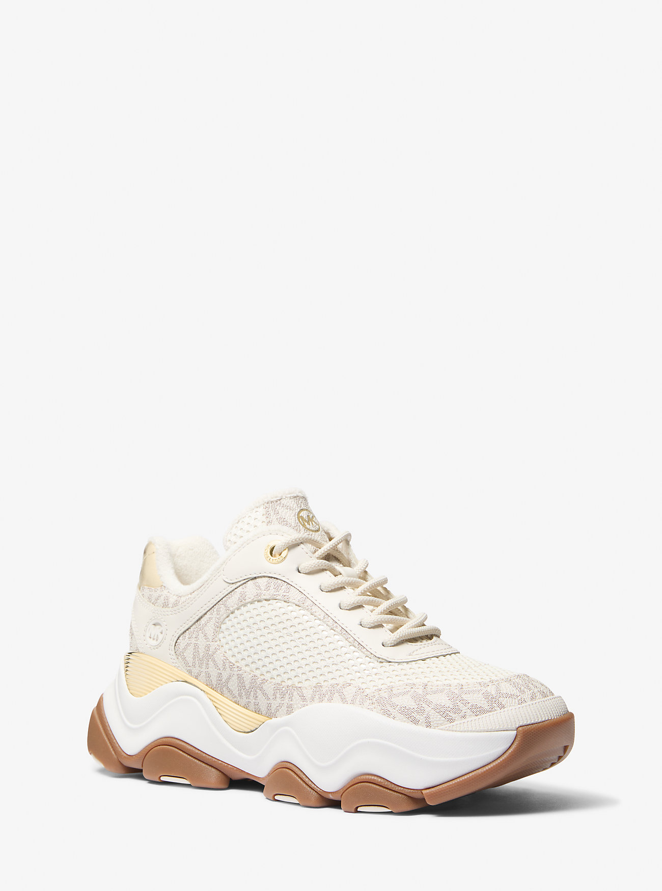 Scarpe da ginnastica Atlas Signature Logo e Mesh - VAN/CREAM