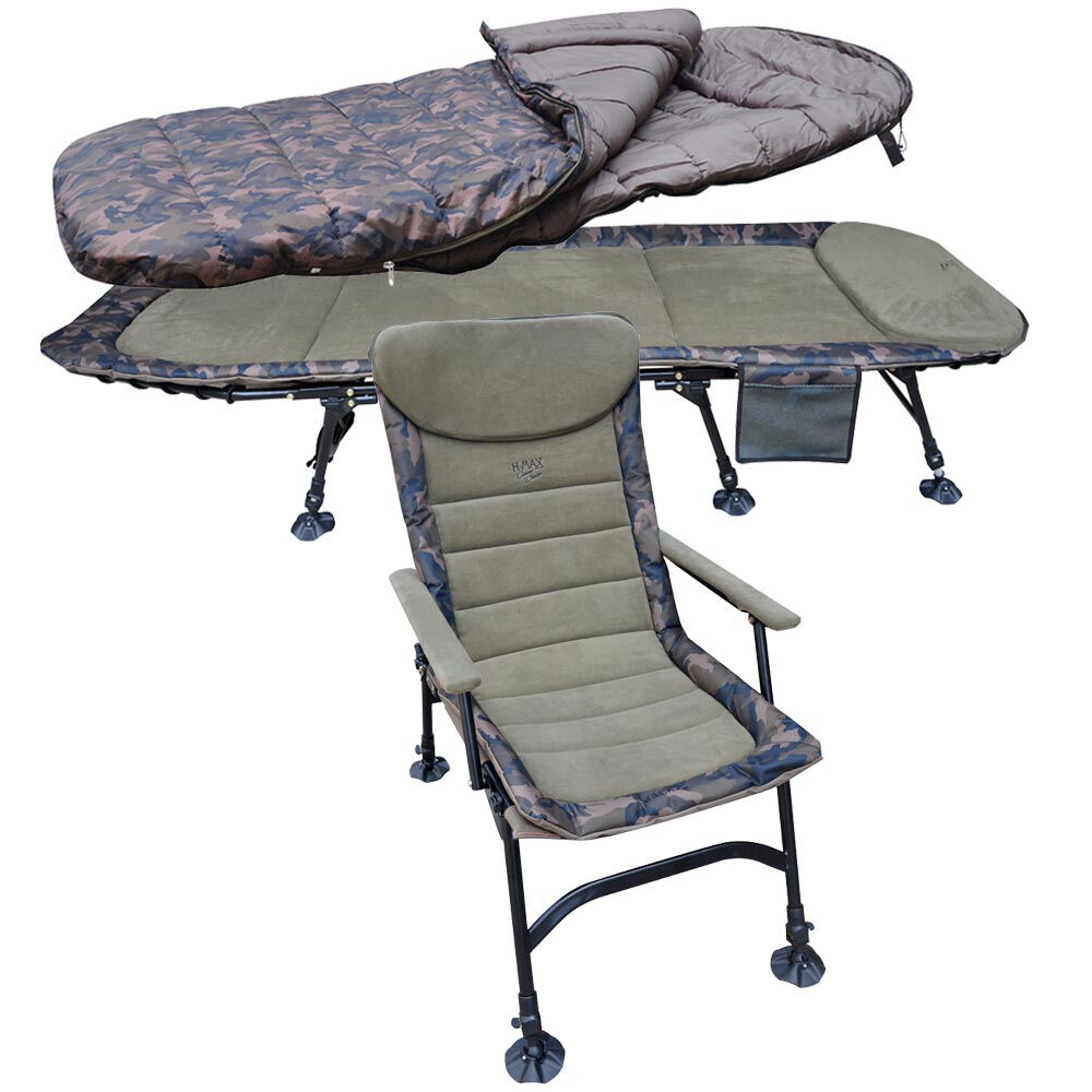 Komfortpaket mack2 levelchair + sovsäck + camouflage-bäddstol