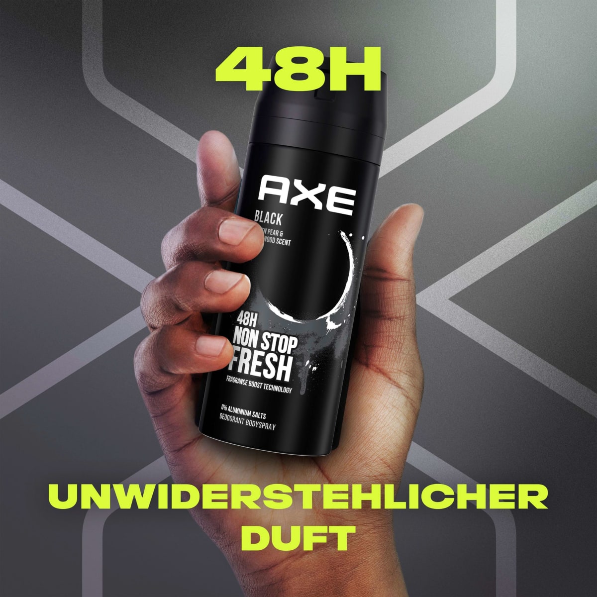 Deospray Black ohne Aluminium, 150 ml