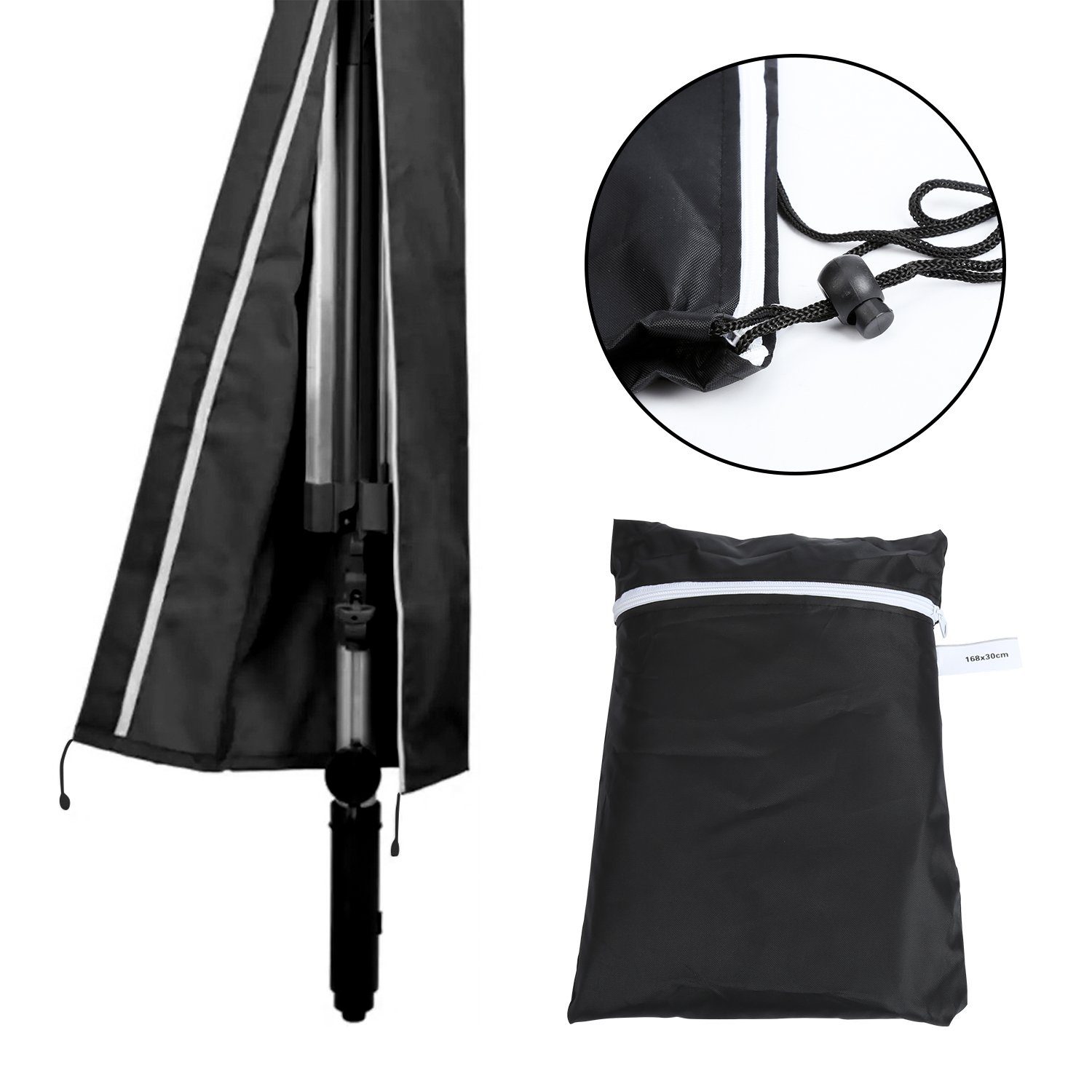 Clanmacy Wäschespinne-Schutzhülle Wäschespinne schutzhülle Premium 168x28cm aus extra stabilem Stoff Wäschespinne