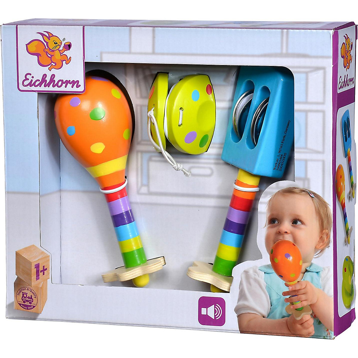 Musik Set mit Maracas