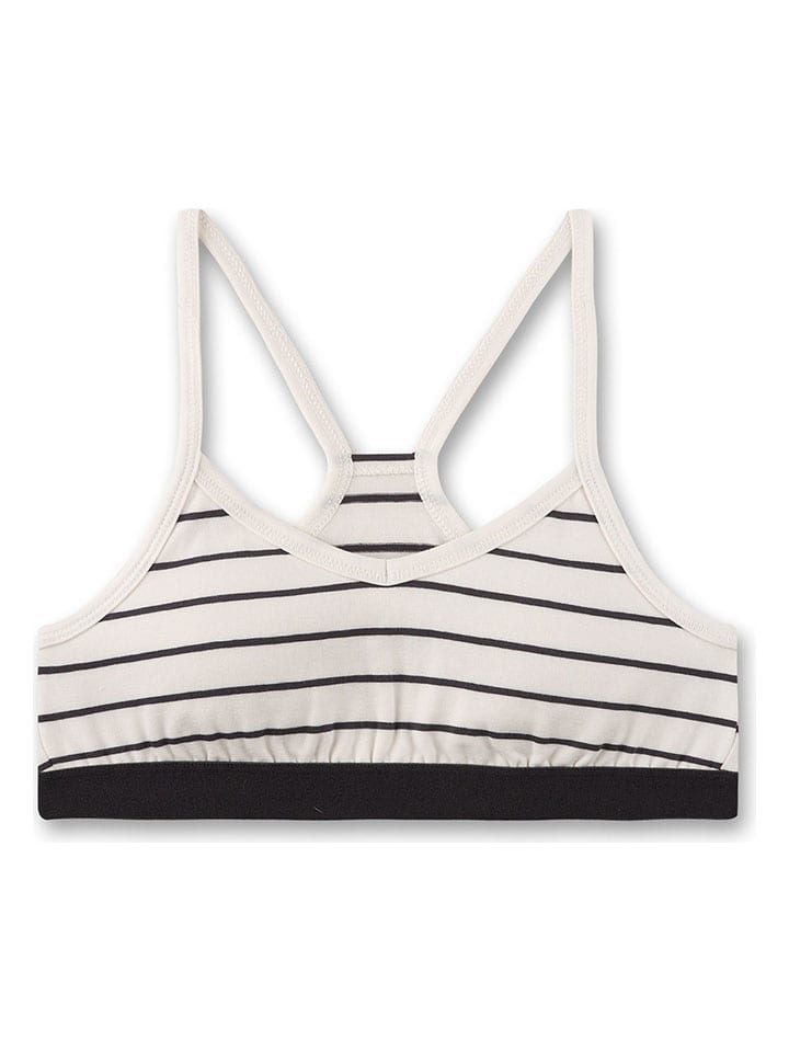 Sanetta Bustier in Weiß/ Schwarz günstig kaufen
