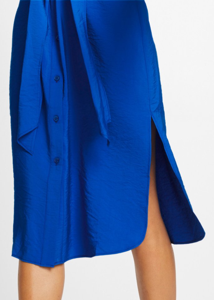 Midikleid mit Knotendetail