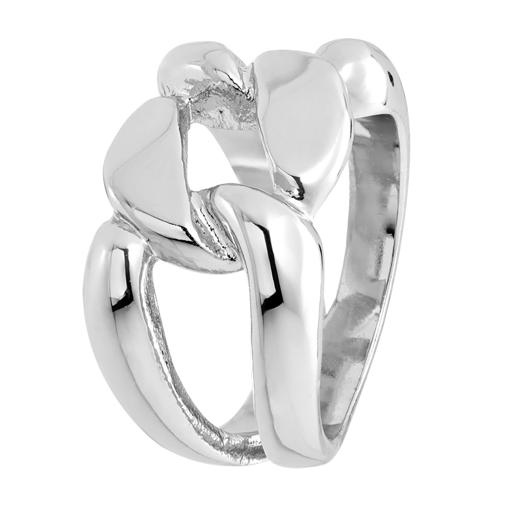 Pippa&Jean Bague en acier inoxydé Acier inoxydable en Argent Bague