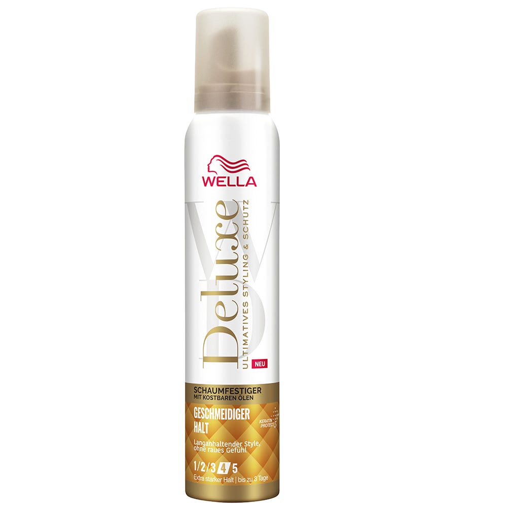 Wella Deluxe Schaumfestiger mit kostbaren Ölen 200 ml