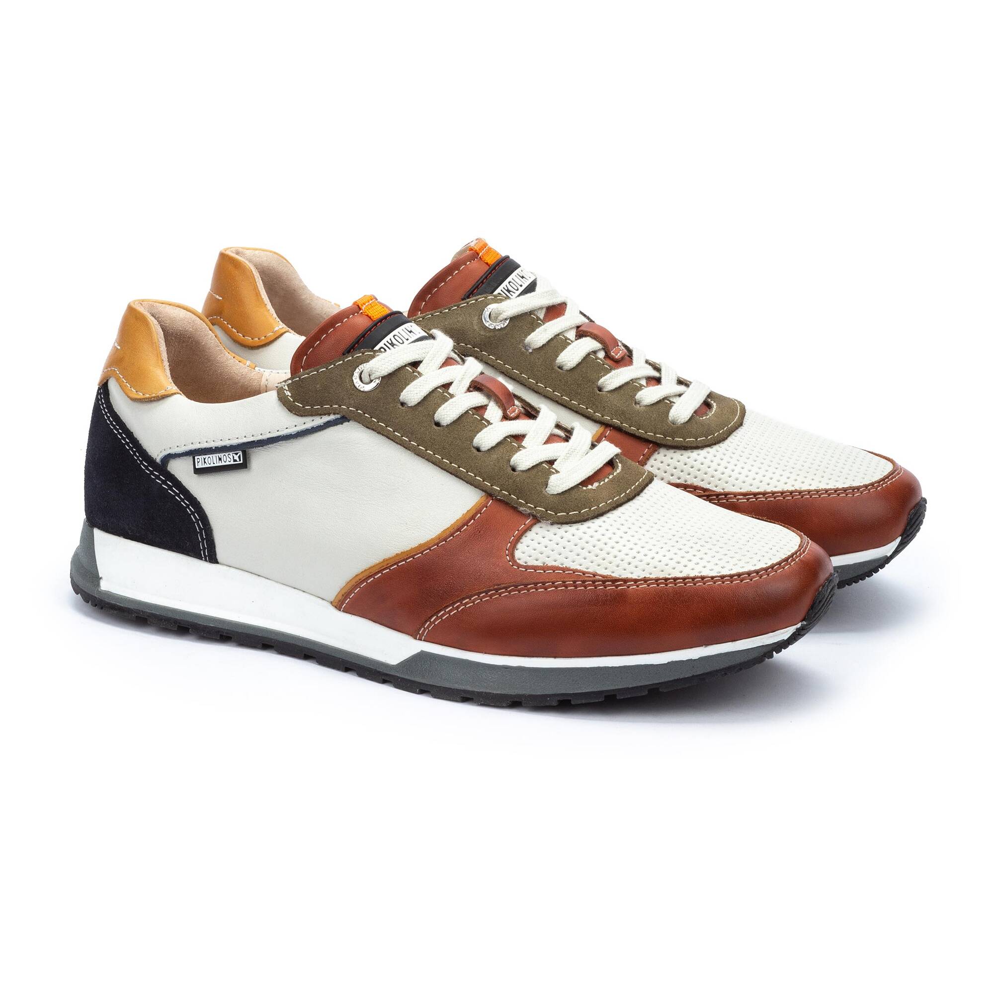 Męskie buty sportowe z łączonej tkaniny - BRICK