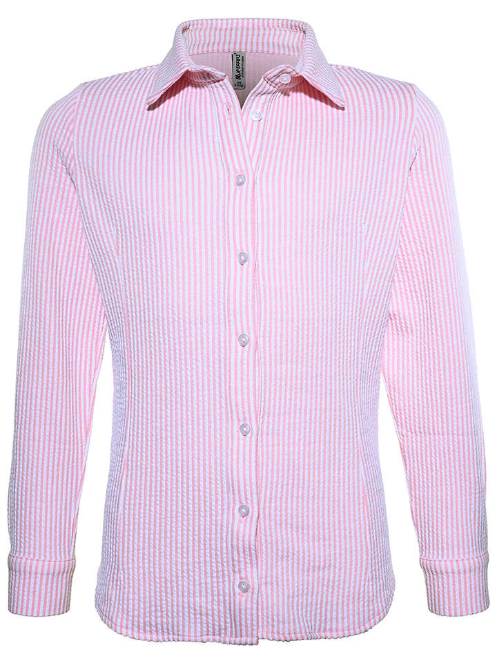 Blue Effect Bluse in Rosa/ Weiß günstig kaufen