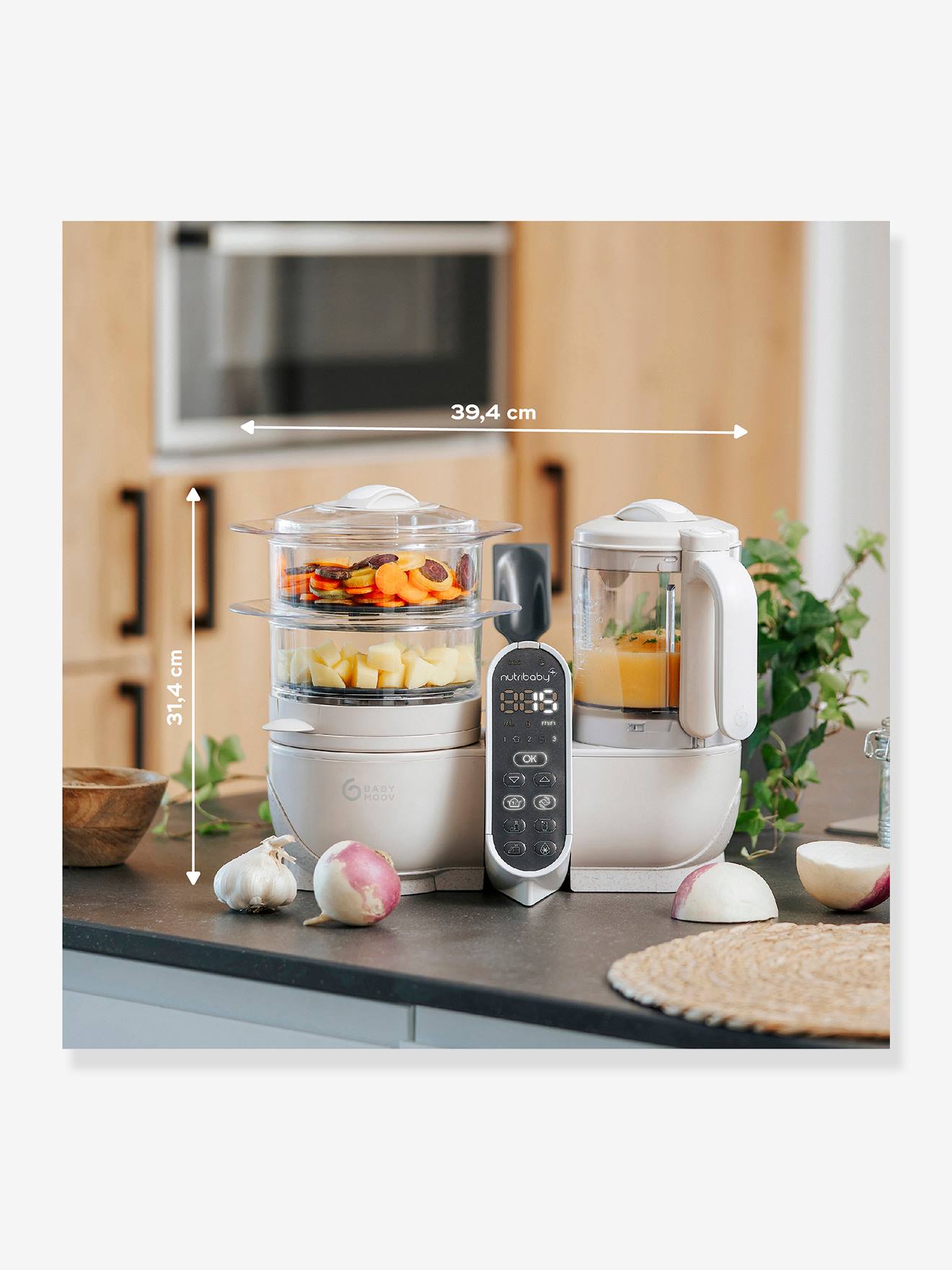Babymoov Multifunktions-Dampfgarer NUTRIBABY+ BABYMOOV - grün