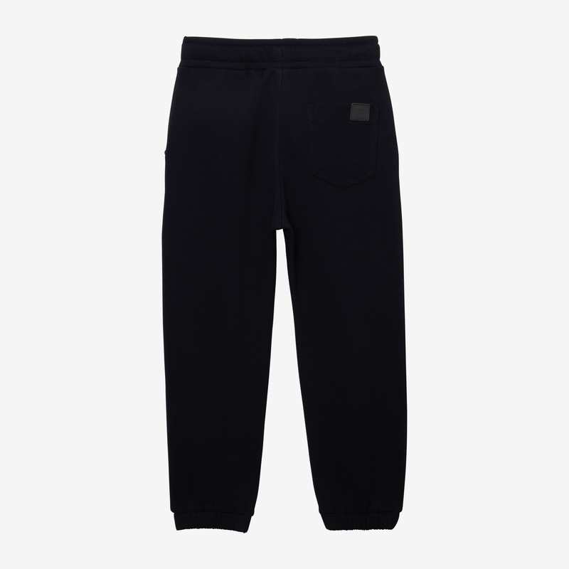 Jogging garçon marine en coton recyclé bleu Catimini