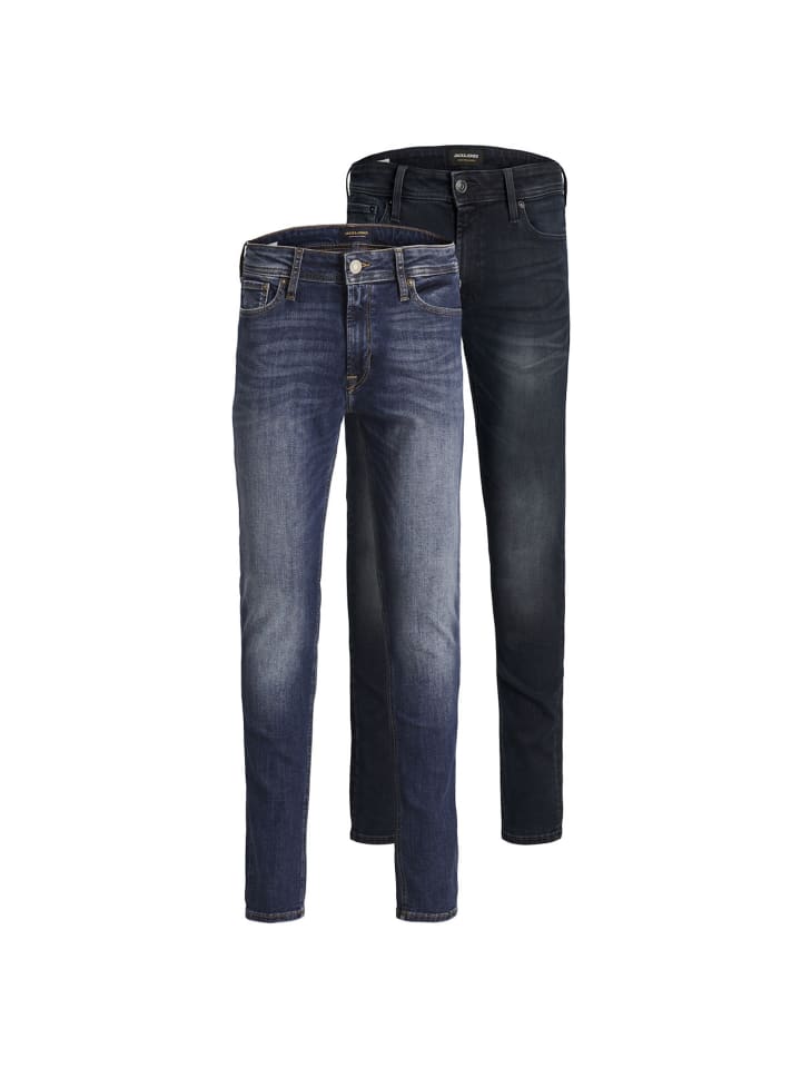 Jack & Jones Jack & Jones Jeans LIAM ORIGINAL AGI  lange Hose Doppelpack in mehrfarbig günstig kaufen