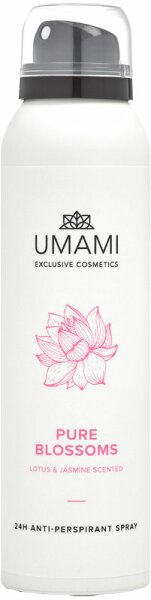 Umami Pure Blossoms 24H Anti - Perspirant Spray Deodorant Spray