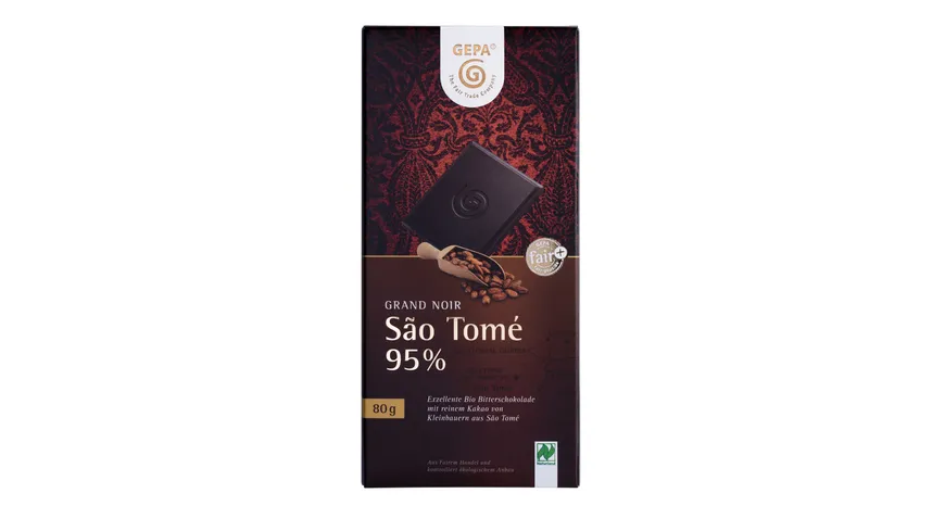 GEPA São Tomé 95% Schokolade 80 g