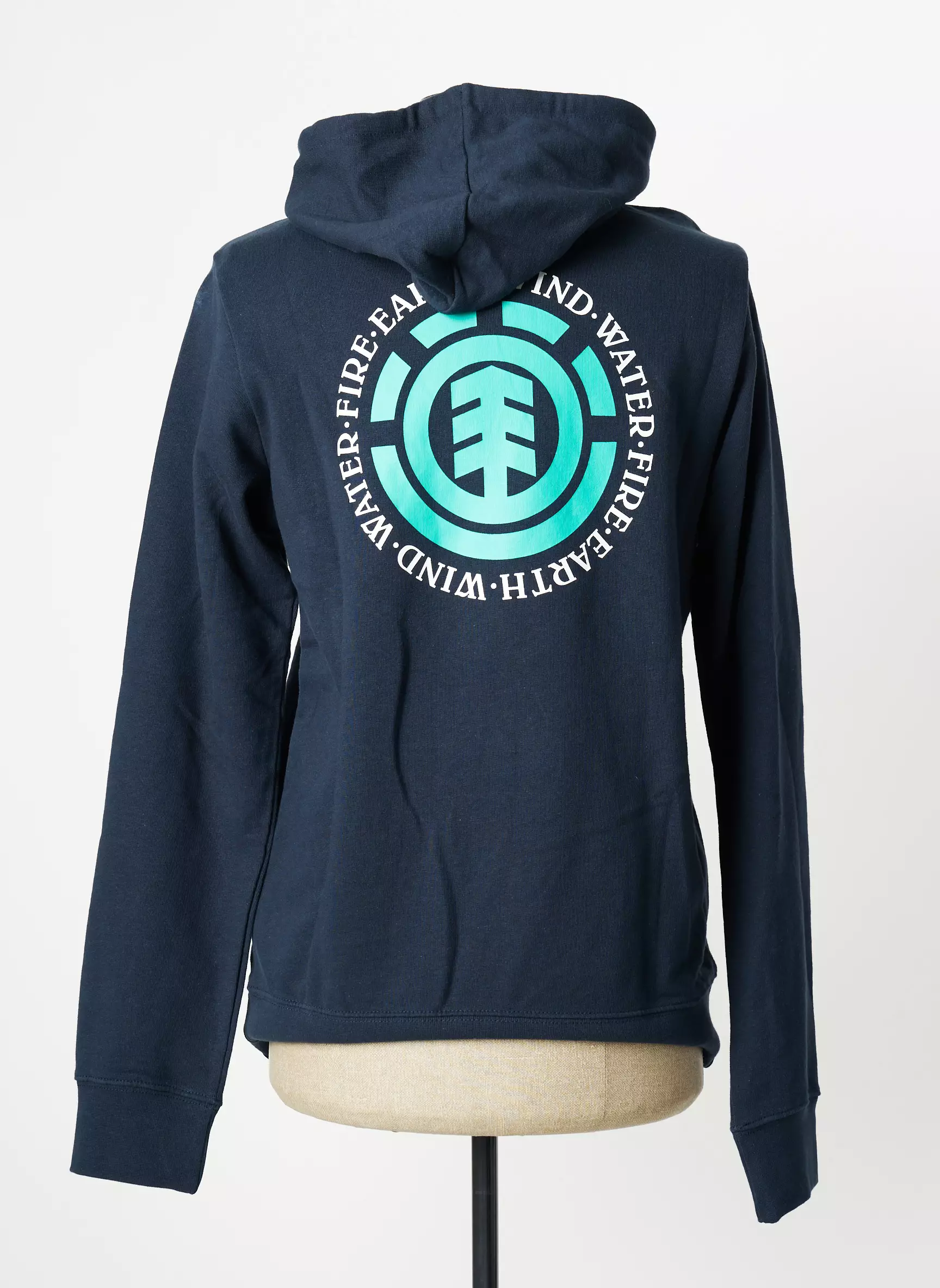 Element Sweat Capuche Homme couleur bleu