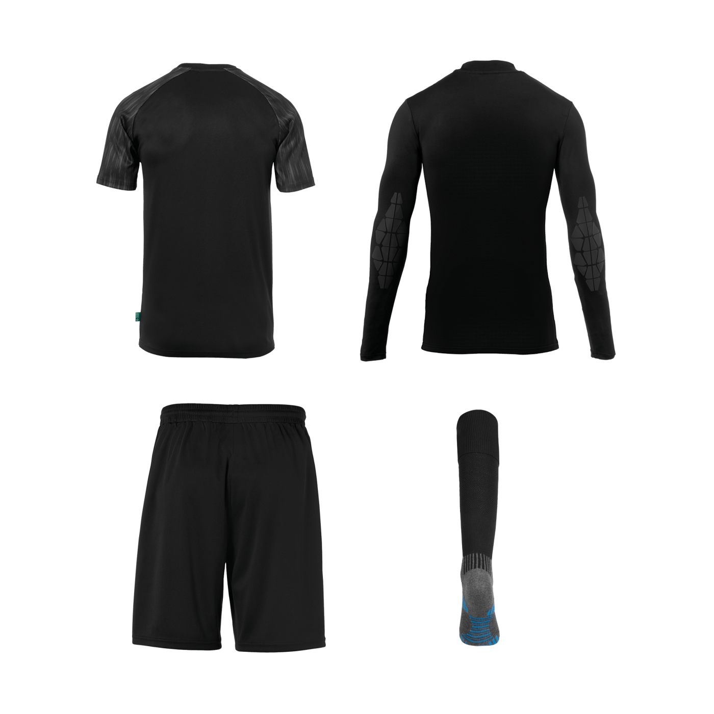 Uhlsport Reaction Torwartset Schwarz Grau F01