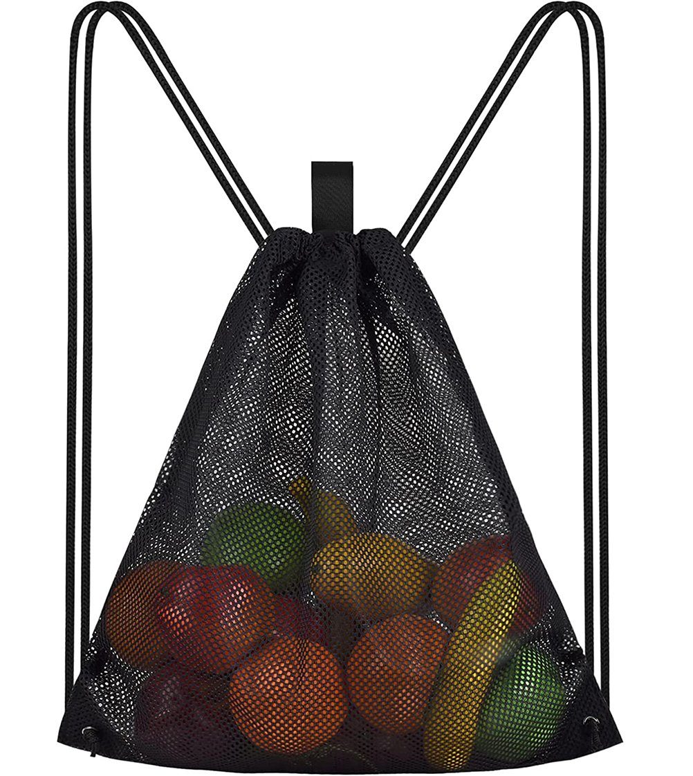 Ronner UG Spielzeugtruhe 40 x 45CM Kordelzug Turnbeutel Schwarz Netztasche Sporttasche (1 St)