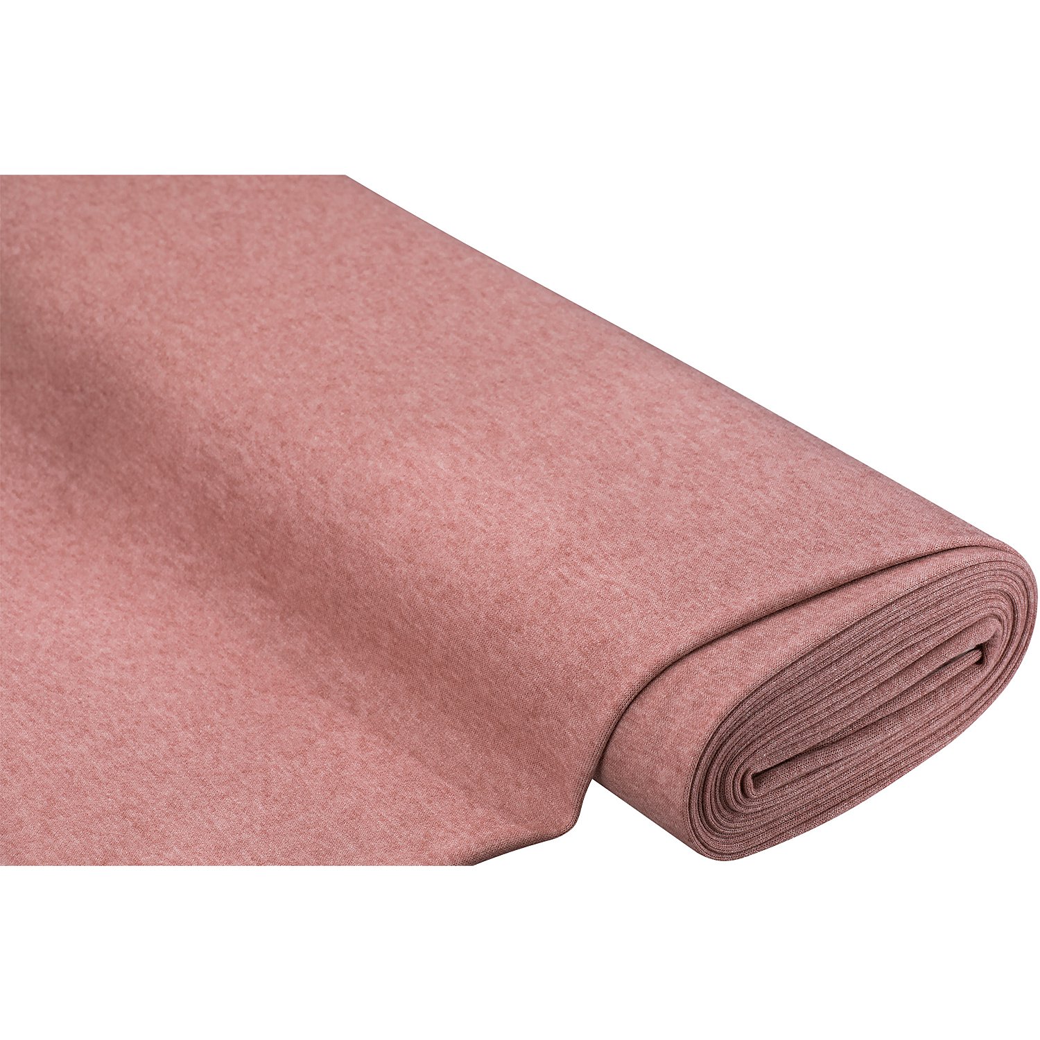 Feinstrick Doubleface, rosa-melange