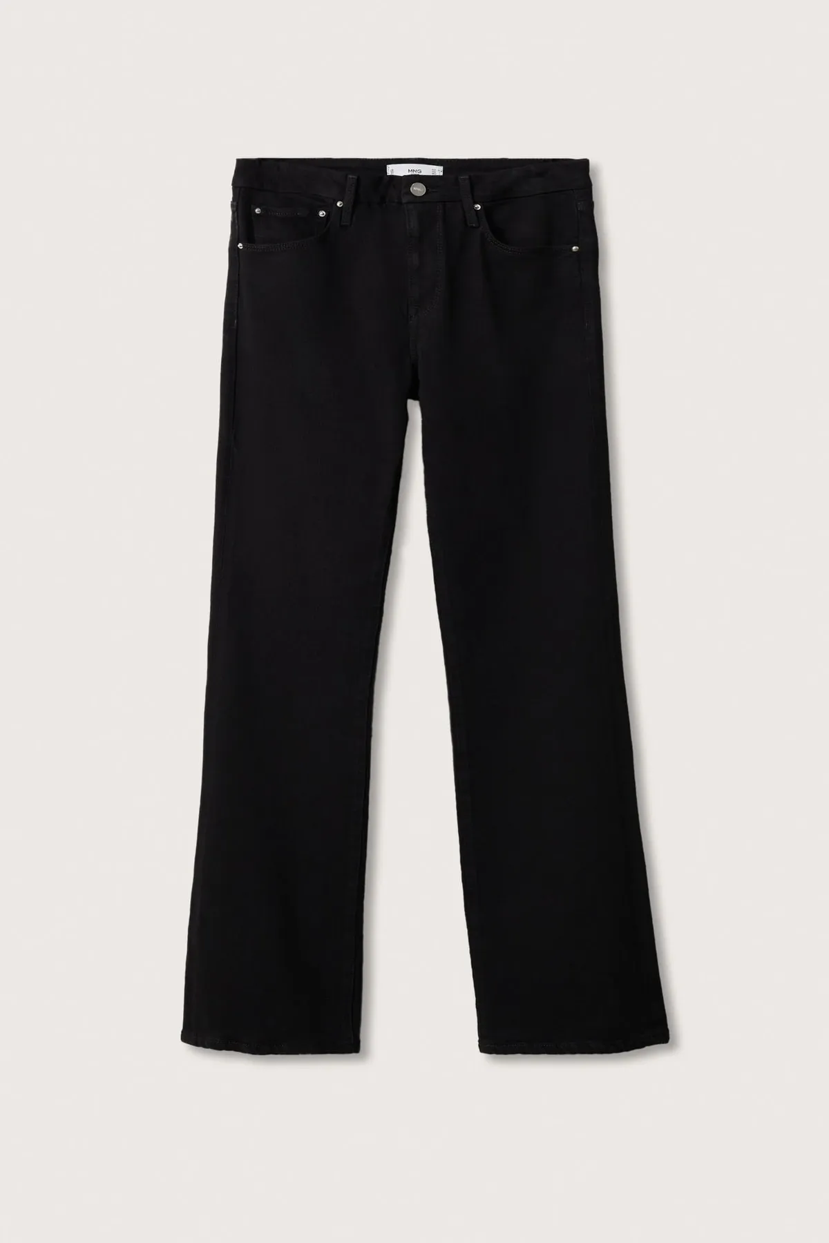 MANGO  Damenjeans aus schwarzem Denim 27003278