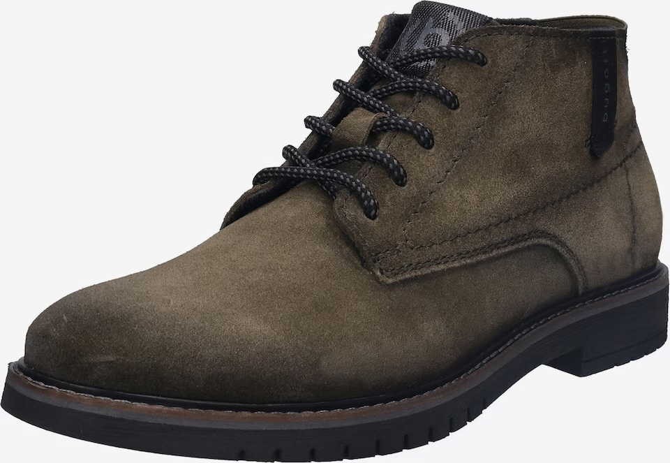 BUGATTI Schnür-Stiefeletten grün