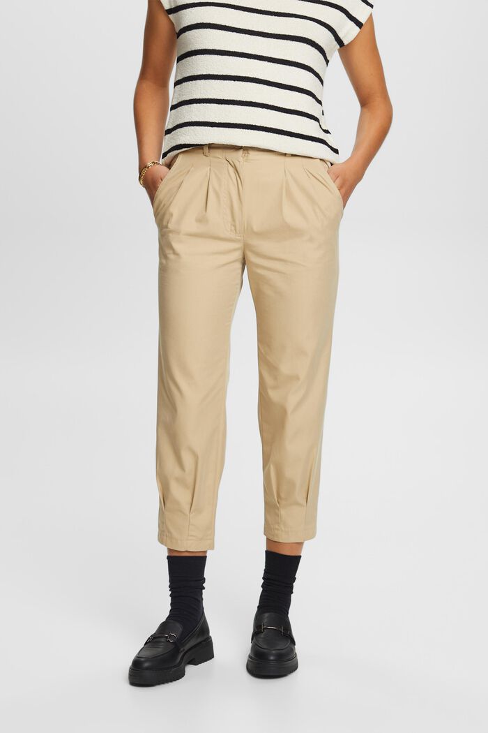 Chinohose in Cropped-Länge