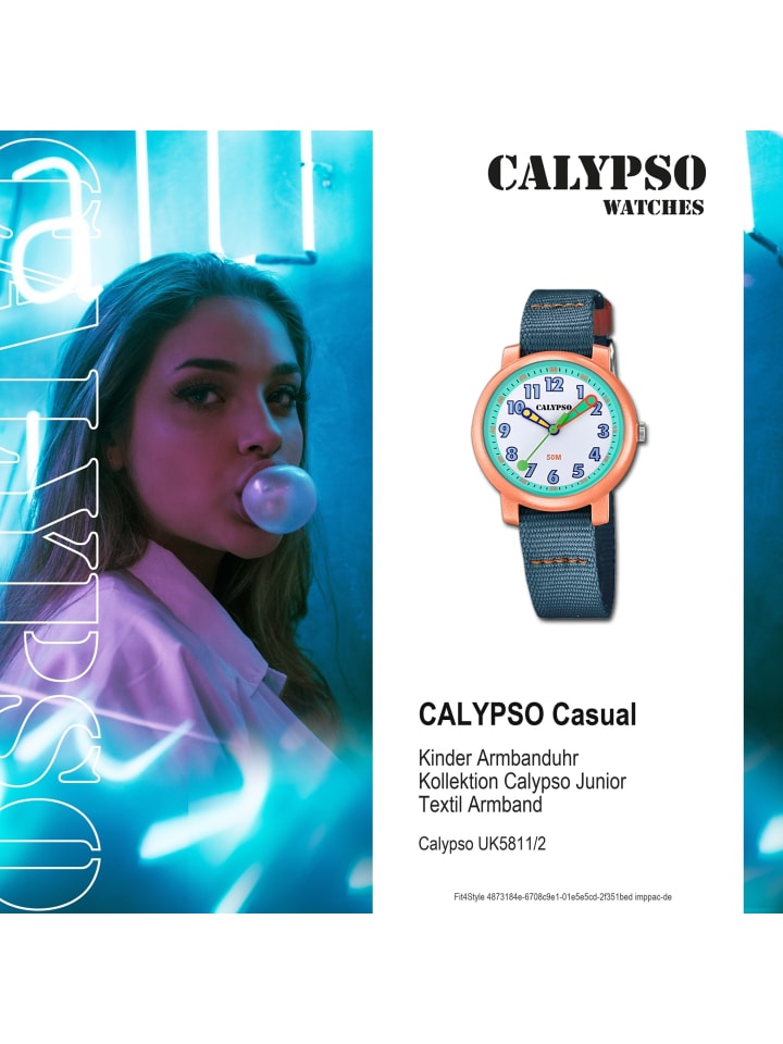 Calypso Analog-Armbanduhr Calypso Junior dunkelblau mittel (ca. 32mm) günstig kaufen onesize