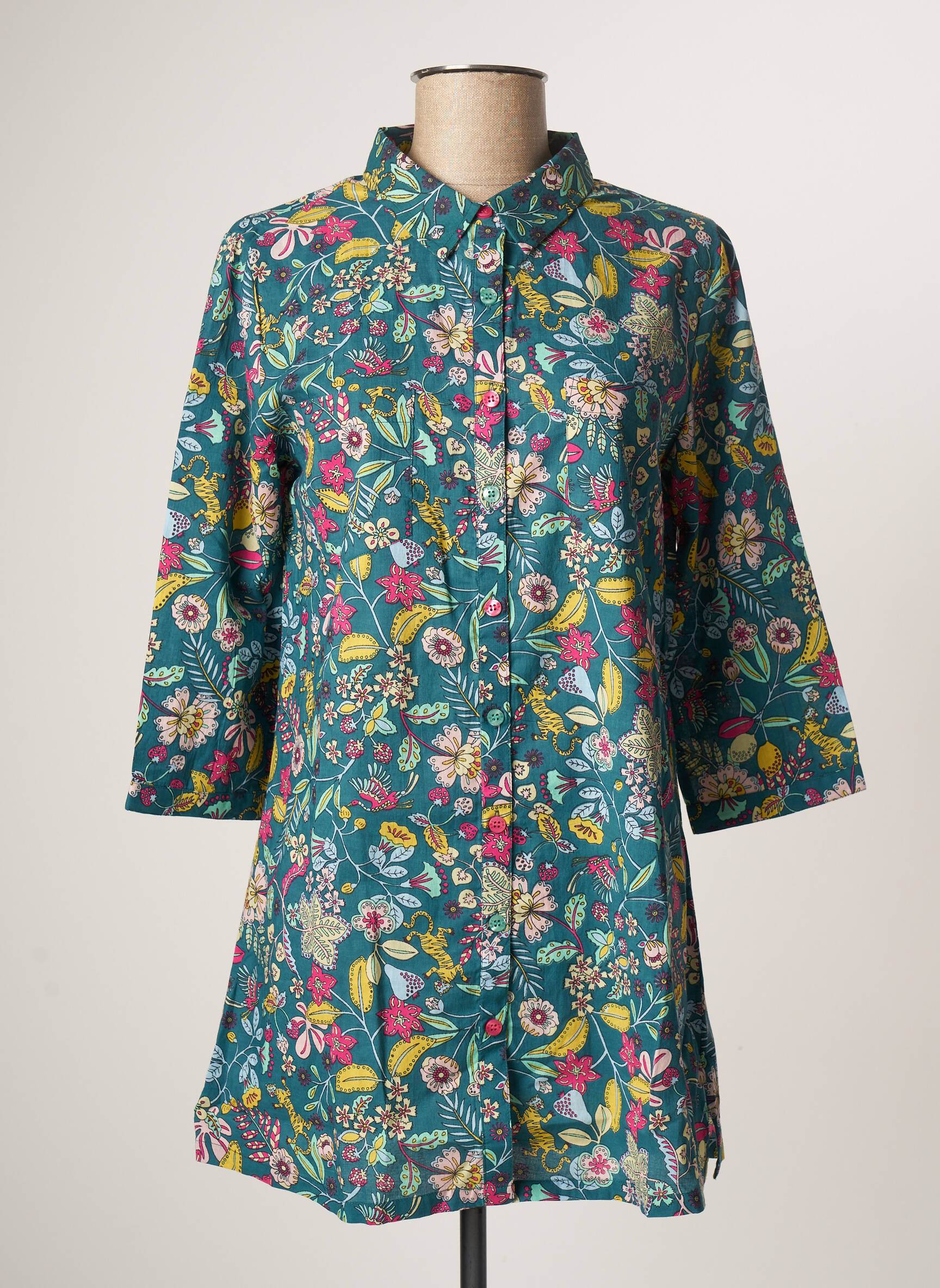 Agathe   Louise Tuniquemanchelongue Femme couleur vert