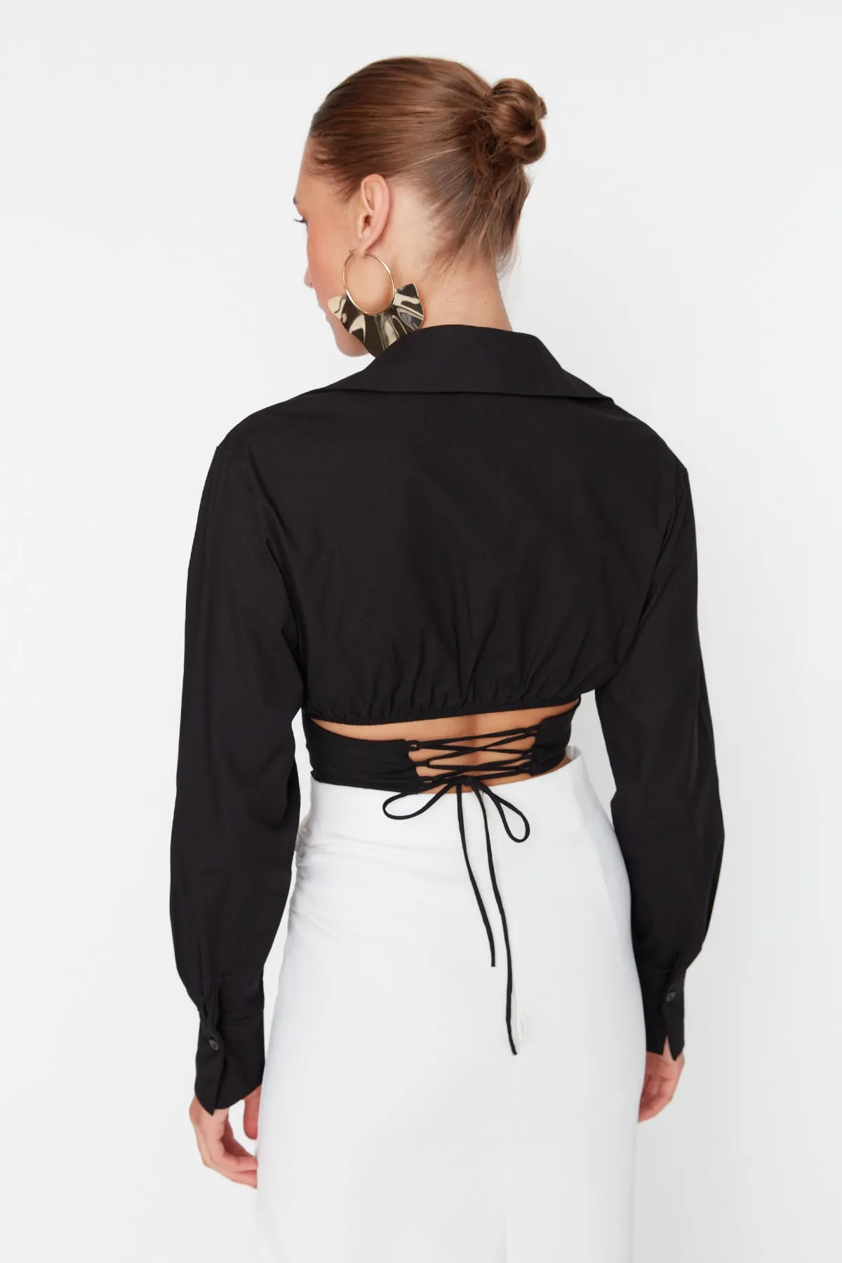 Trendyol Collection  Hemd - Schwarz - Figurbetont