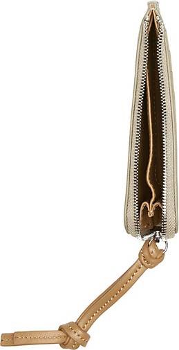 Marc O'Polo Zipper-Börse aus feingenarbtem Rindleder