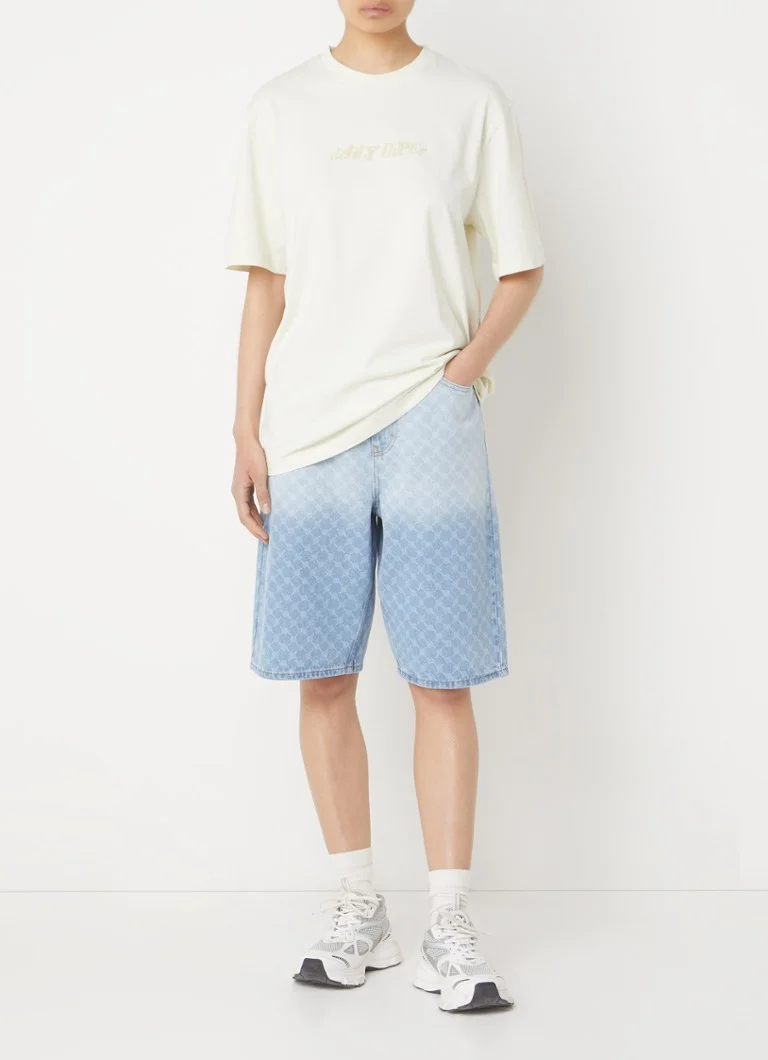 T-shirt Daily Paper Unified con logo stampato e girocollo.
