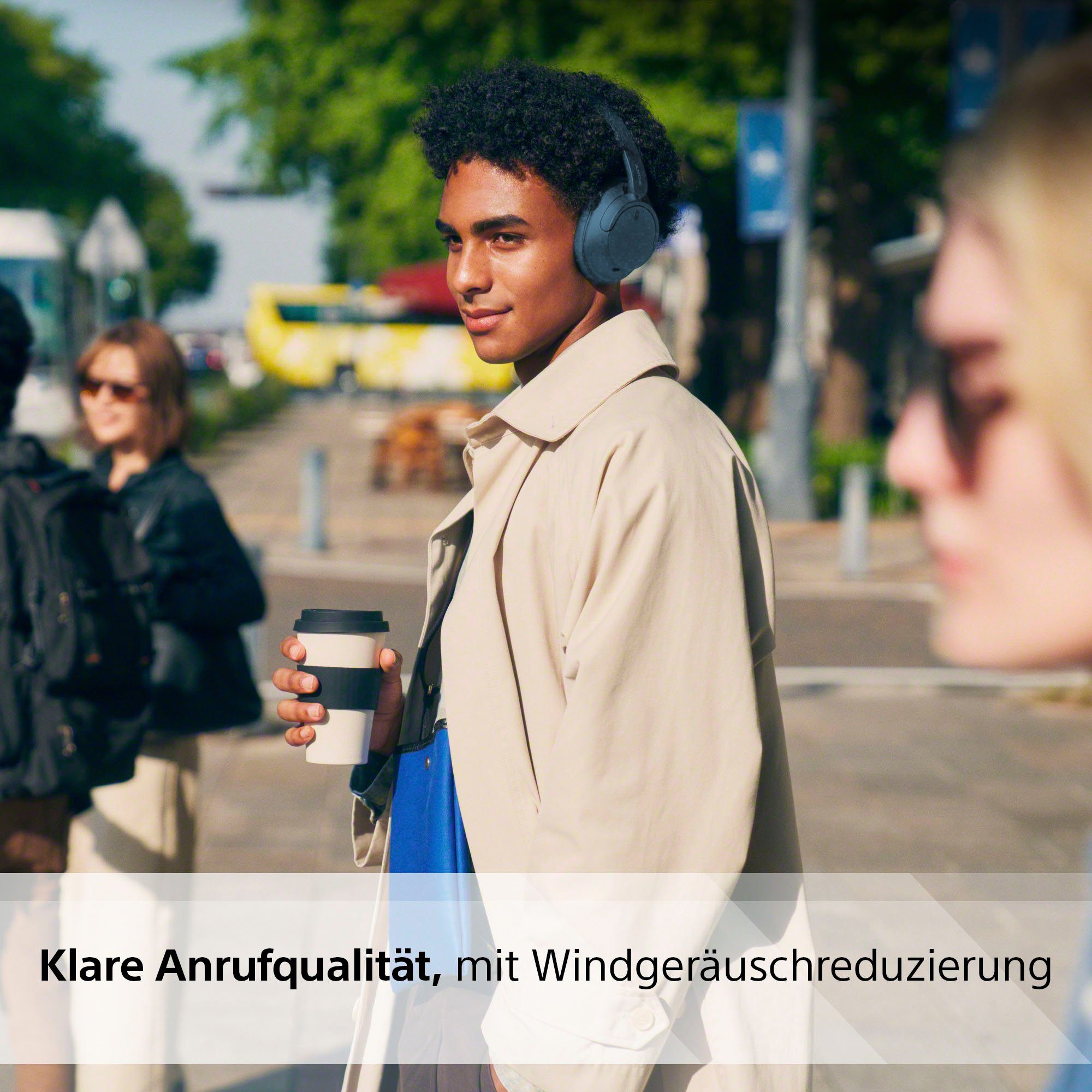 Sony WH-CH720N Over-Ear-Kopfhörer (Freisprechfunktion, LED Ladestandsanzeige, Multi-Point-Verbindung, Noise-Cancelling, Sprachsteuerung, integrierte Steuerung für Anrufe und Musik, Alexa, Google Assistant, Siri, Bluetooth)
