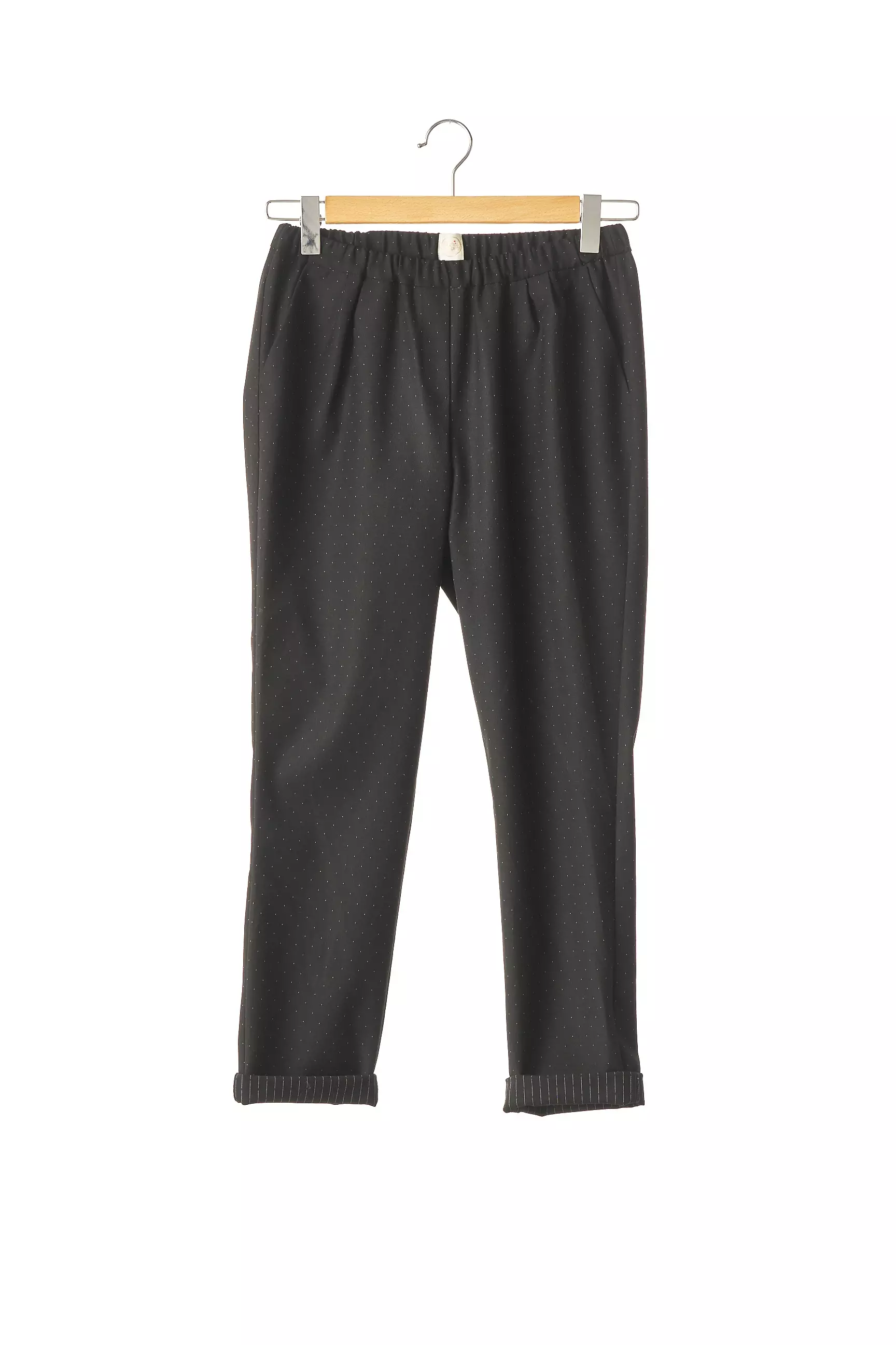 Des Petits Hauts Pantalon7 8 Femme couleur noir