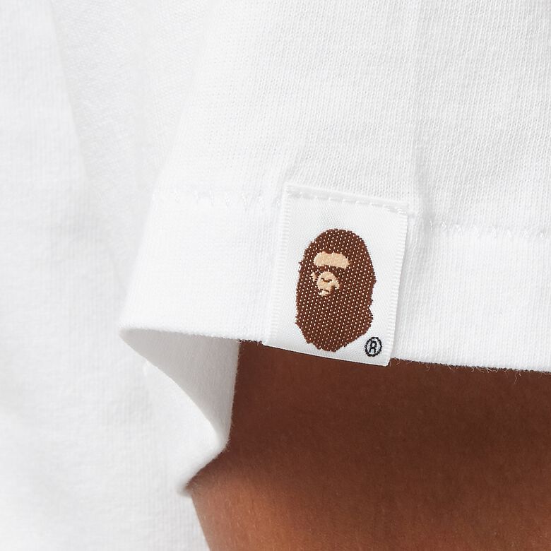 A Bathing Ape Bape Thernography Ape Face Tee M white