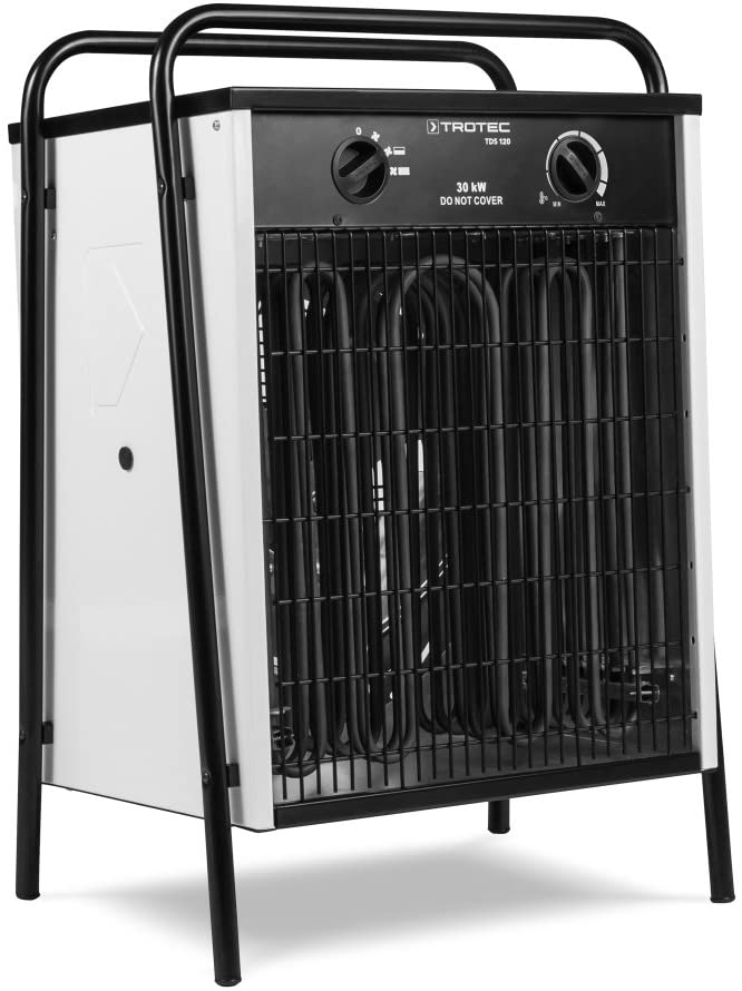 Calentador eléctrico Trotec 1410000032 TDS 120, 30 kW, 400 voltios.