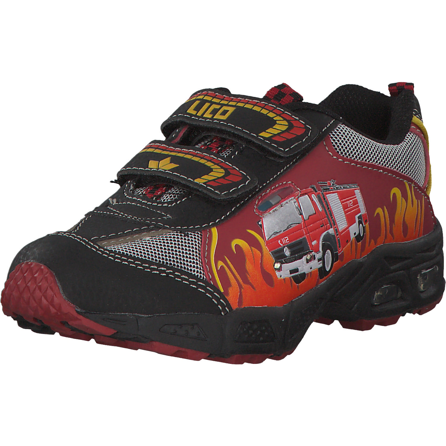 Geka Hot V Blinky, Sneakers Low, Kinder, Rot