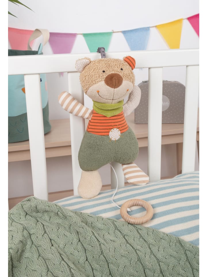 Sigikid Spieluhr Natural Stripes Green in mehrfarbig günstig kaufen onesize
