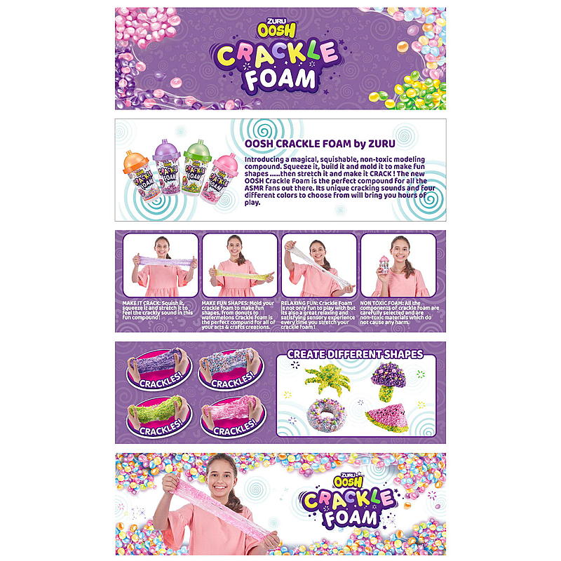 Zuru Crackle foam Oosh