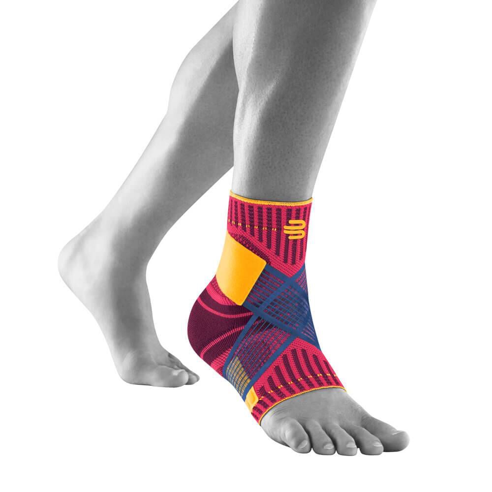 Sports Ankle Support Fußgelenkbandage Rechts - Berry, Mehrfarbig