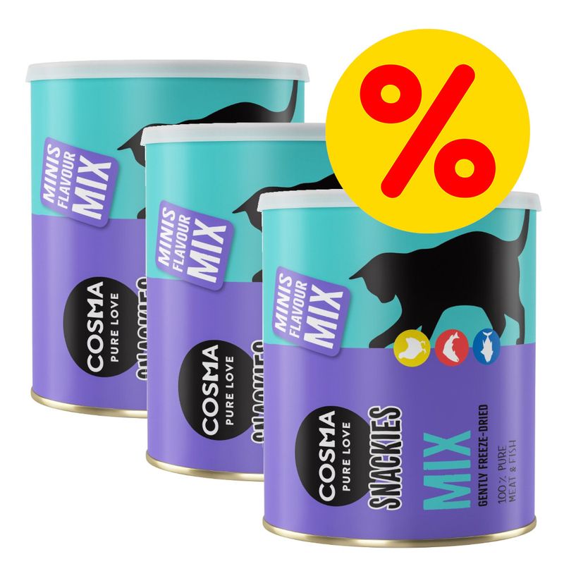 Sparpaket Cosma Snackies Minis Maxi Tube zu TOP-Preisen | bitiba