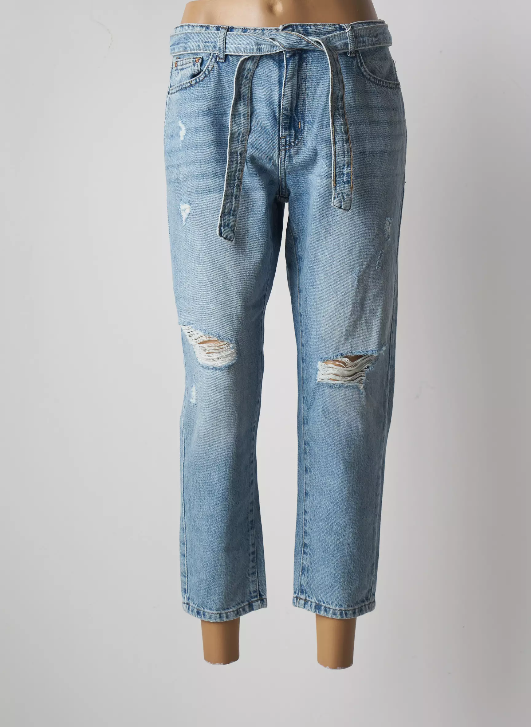 Only Jeans Boyfriend Femme couleur bleu