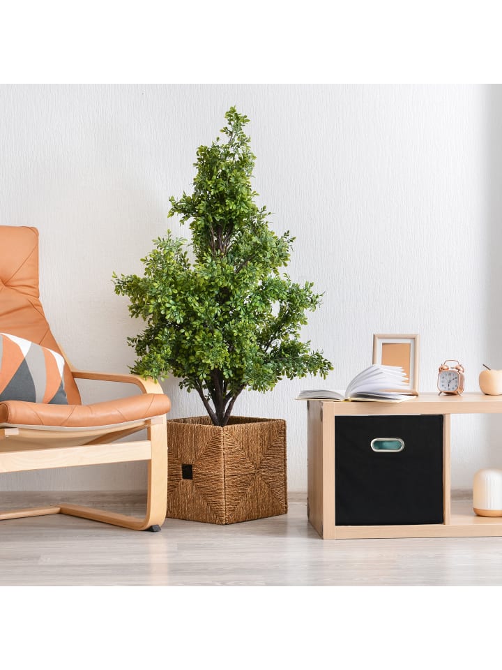 relaxdays 4 x Aufbewahrungsbox in Grau - (B)30 x (H)30 x (T)30 cm günstig kaufen onesize