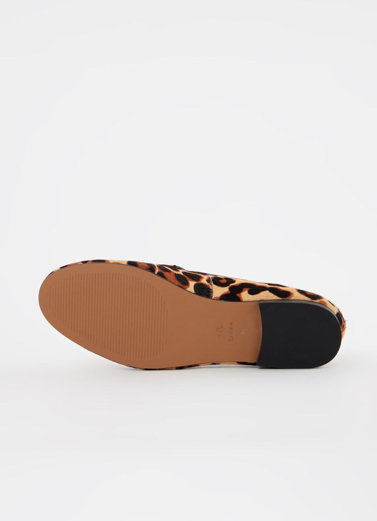 Mocassino Dune London Glair con morsetto e stampa pantera