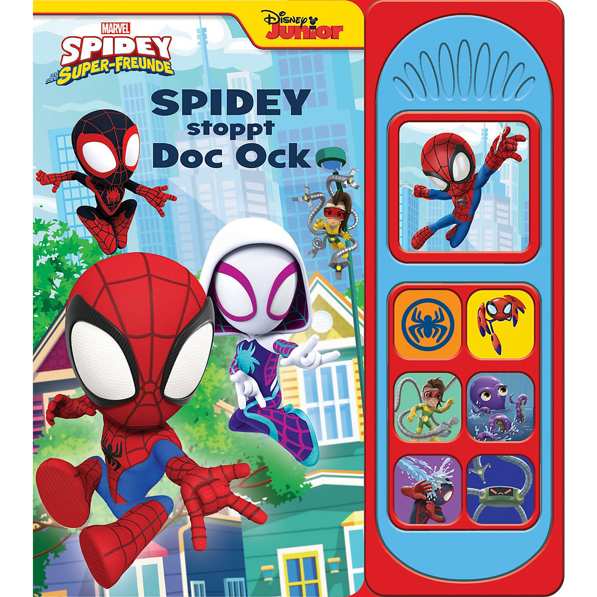 7-Button-Soundbuch, Marvel Spidey und seine Super-Freunde,