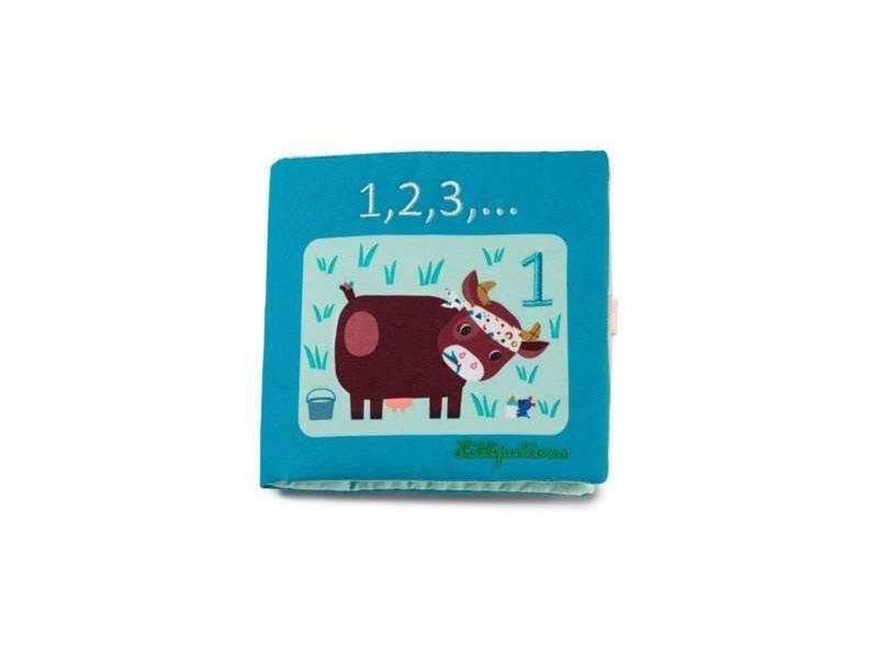 Livre en tissu 1,2,3 J'apprends à compter