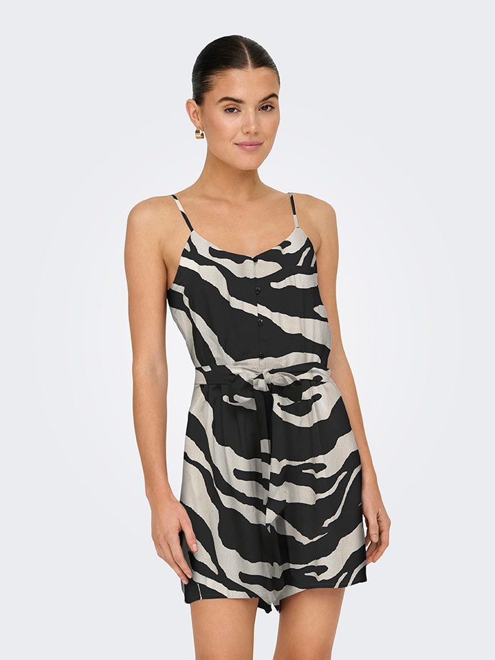 ONLY Jumpsuit in Schwarz/ Grau günstig kaufen
