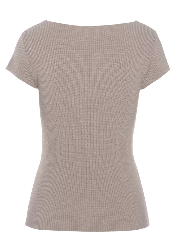 Kurzarmpullover