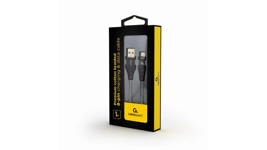 Cableexpert Ladekabel 1 Meter Black/ White