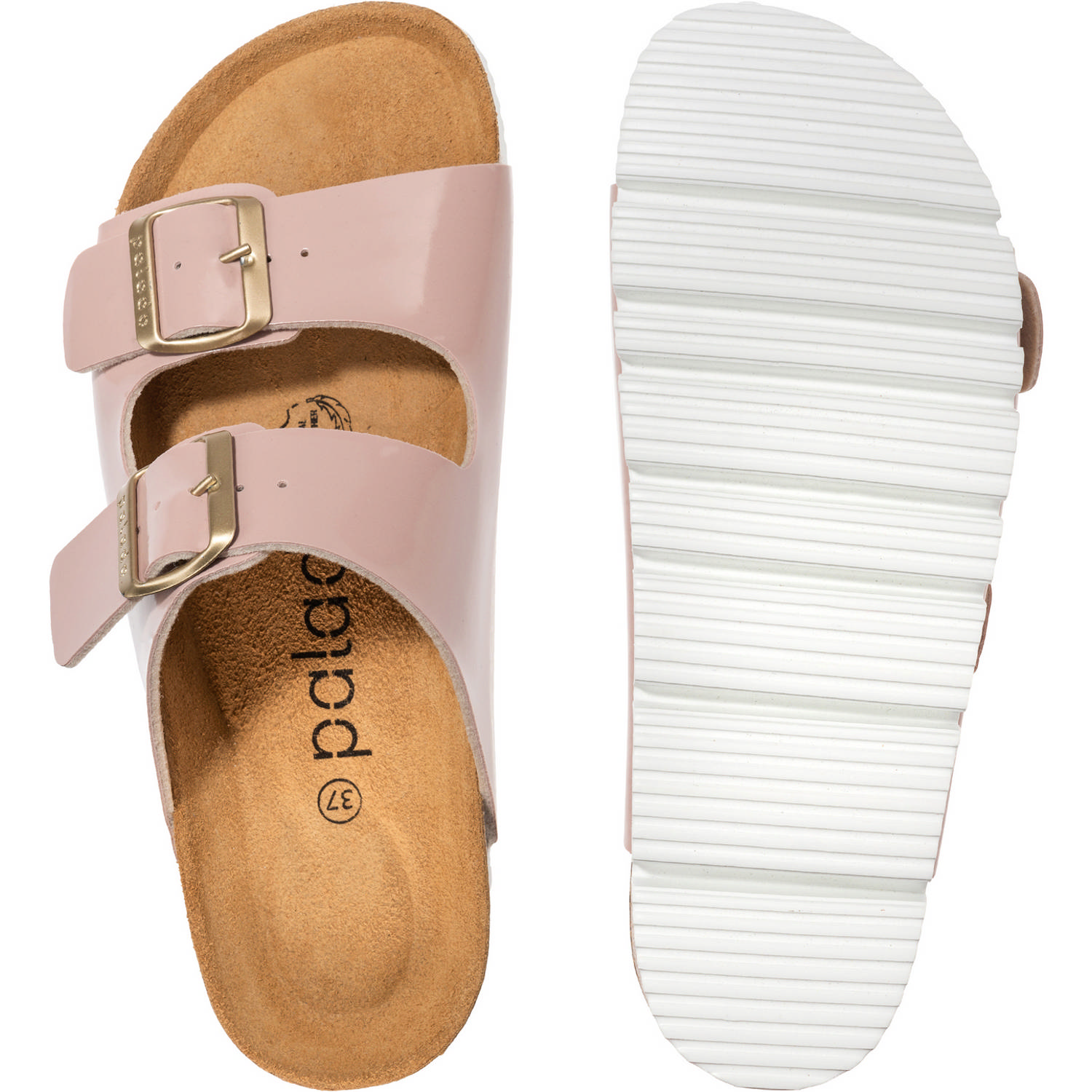 Palado Korfu PL Lack, Pantoletten, Damen, Rose