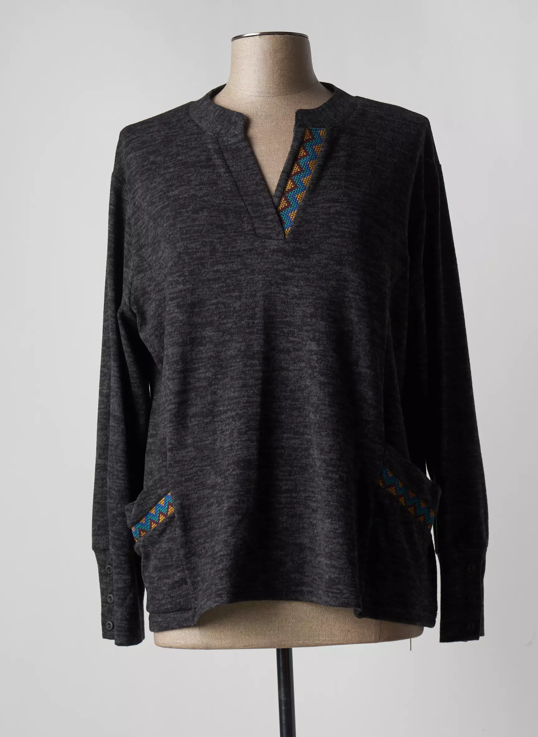 Franck Anna Pulls Femme couleur gris