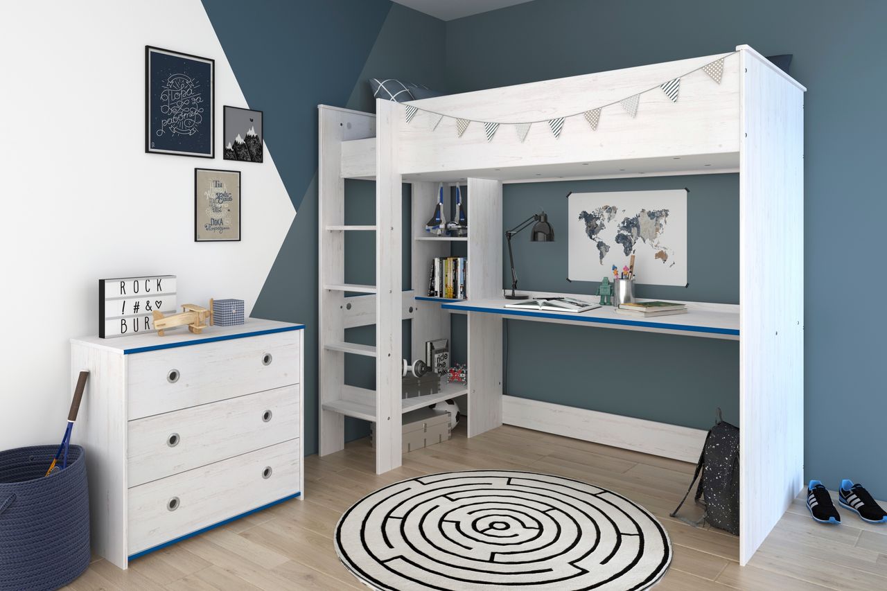 Parisot Kinderzimmer, 2-tlg., Smoozy 29 - Kanten drehbar - Pink oder Blau