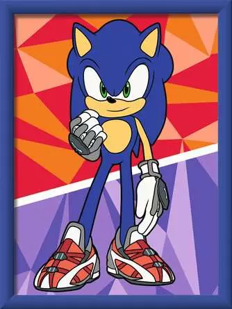 CreArt Sonic: New Yoke City - Malen nach Zahlen für Kinder ab 7 Jahren